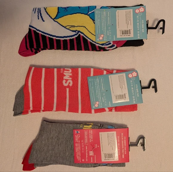 Smurf Socks Set New - Picture 6 of 6